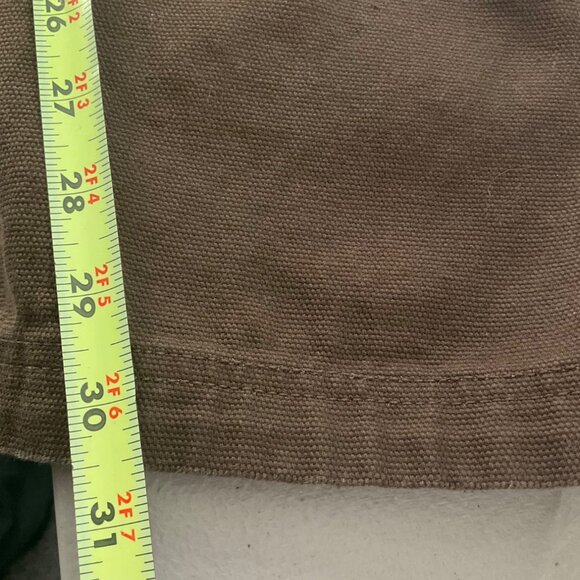 Duluth Trading Co. Womens 12 Brown Canvas Cargo Pants Cotton Workwear - Picture 7 of 10